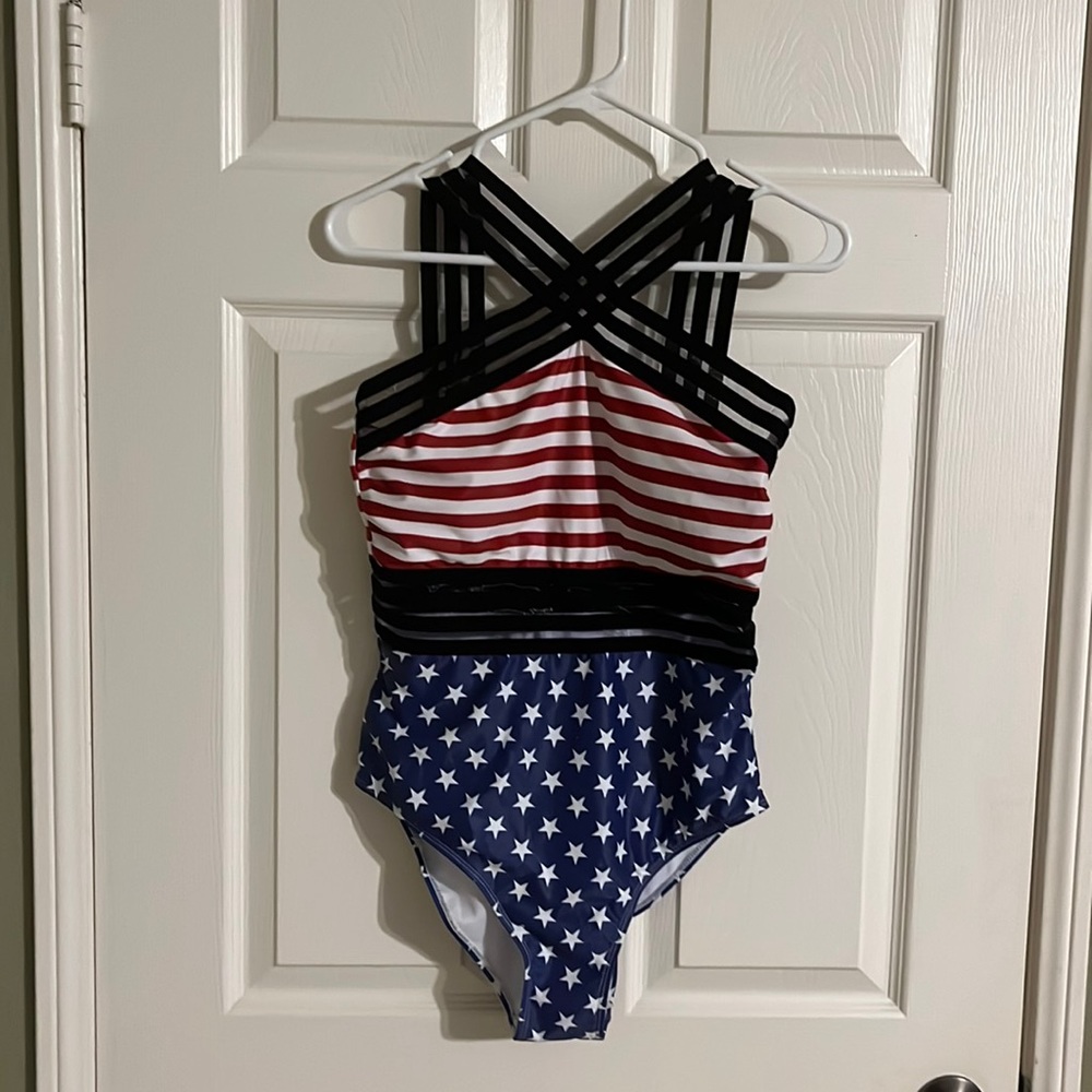 Tempt Me Size Large Women Crisscross One Piece Swimsuit